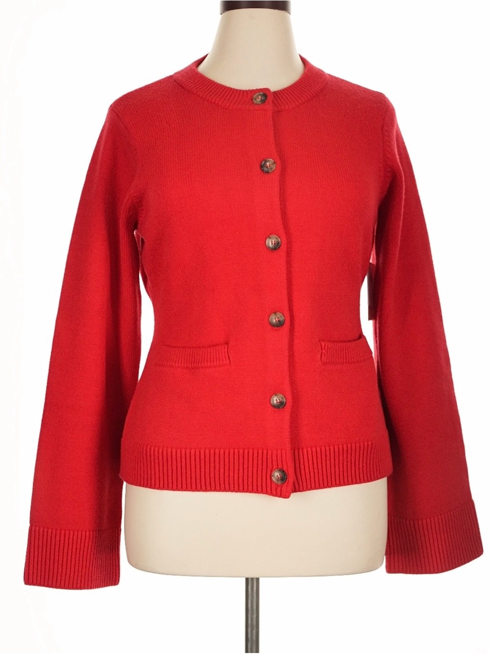 Good American red cardigan XL like new